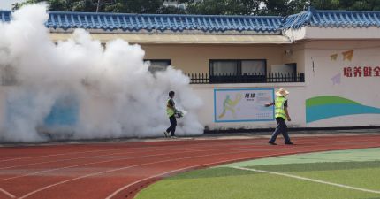 灏粤动态||市人社局领导莅临我校检查蚊媒疫情防控工作​